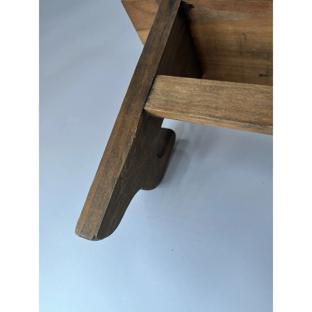 Vintage Wooden Wall Shelf Primitive Cottagecore Grandmacore